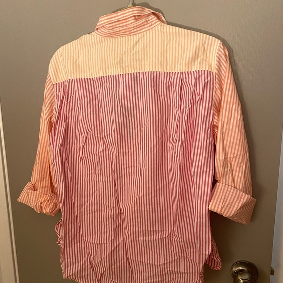 NWT Loft Stripe Relaxed Everyday Shirt Small - Picture 8 of 10
